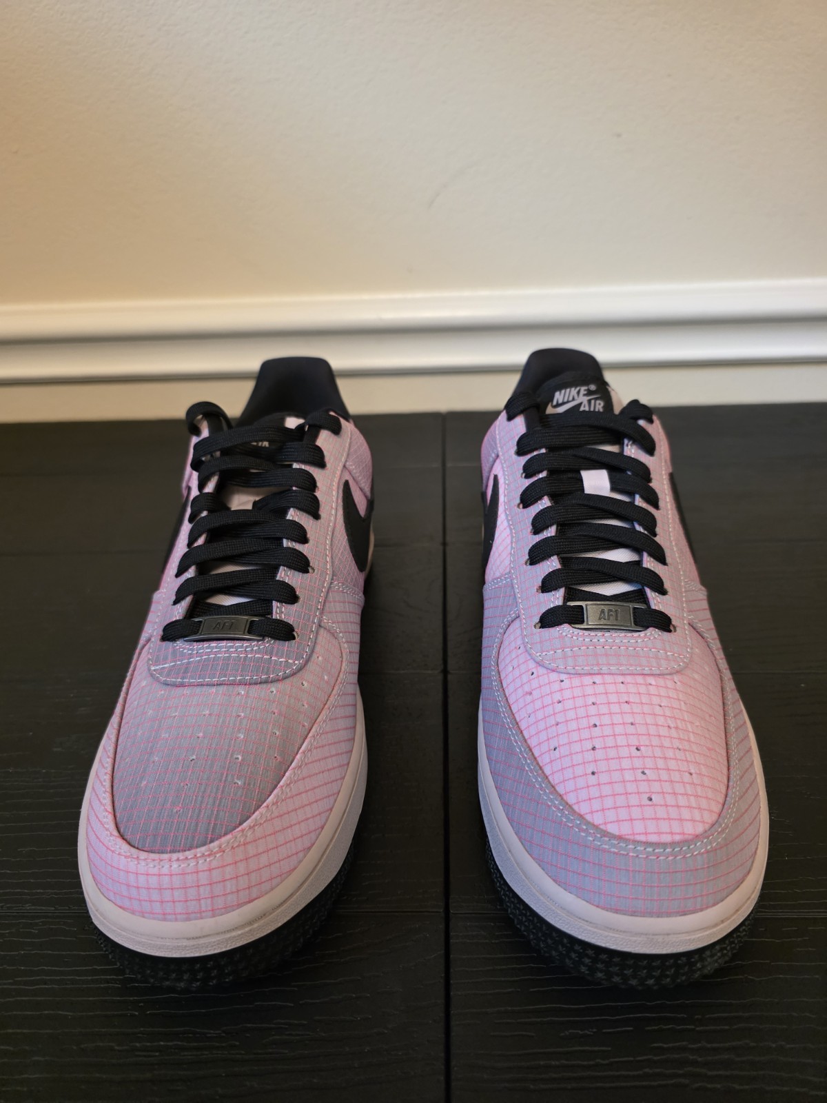 Nike Air Force 1 '07 LX Vibram Low Top Men's Sneakers Pink Black IH1943-600 - Image 2