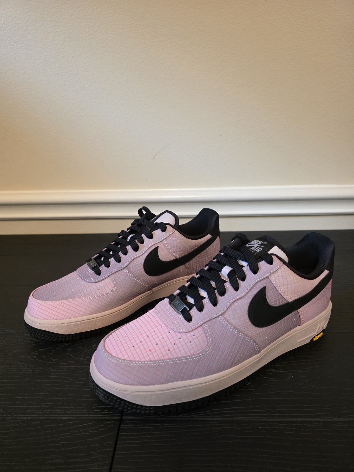 Nike Air Force 1 '07 LX Vibram Low Top Men's Sneakers Pink Black IH1943-600 - Image 4