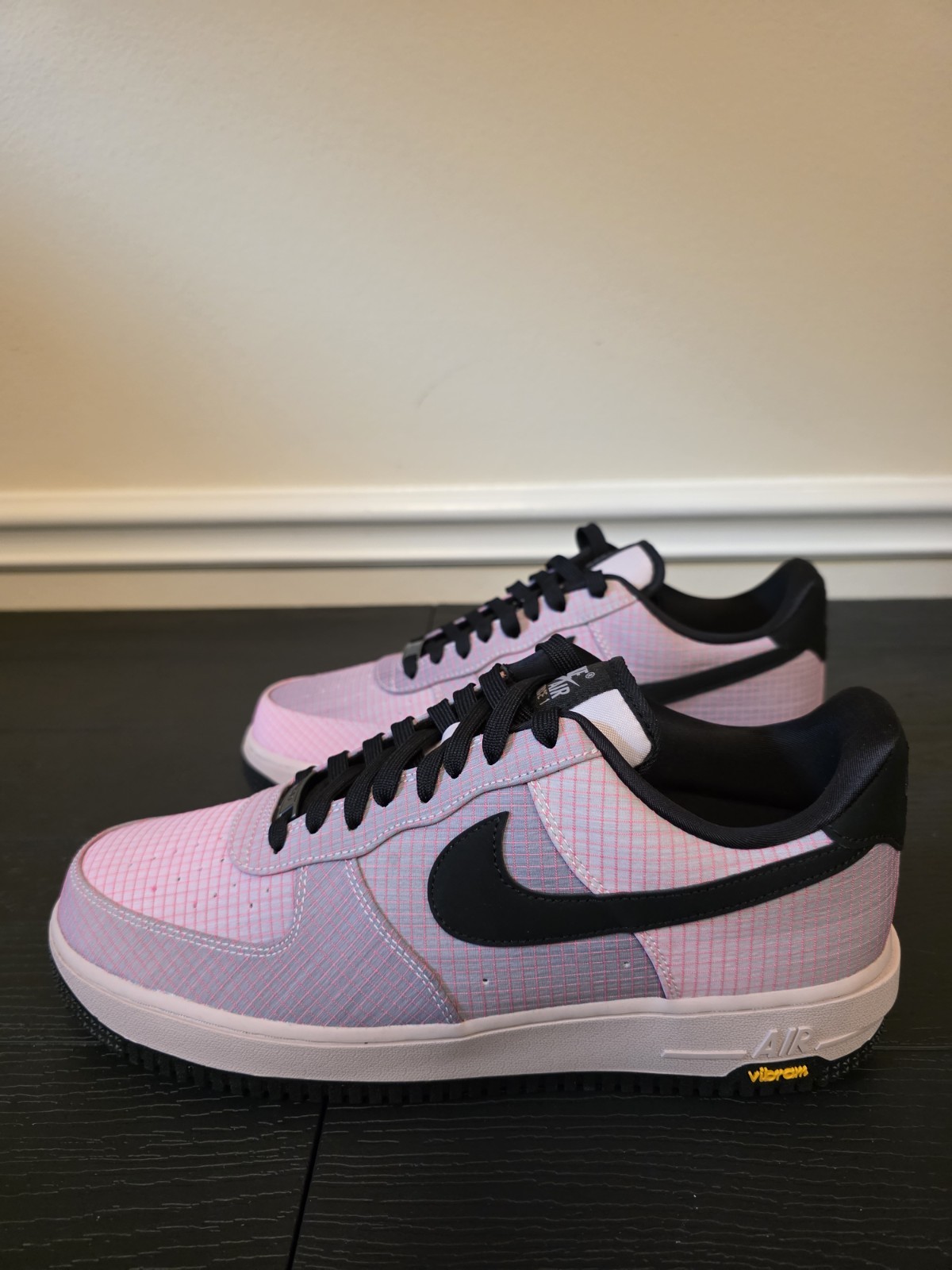 Nike Air Force 1 '07 LX Vibram Low Top Men's Sneakers Pink Black IH1943-600 - Image 5