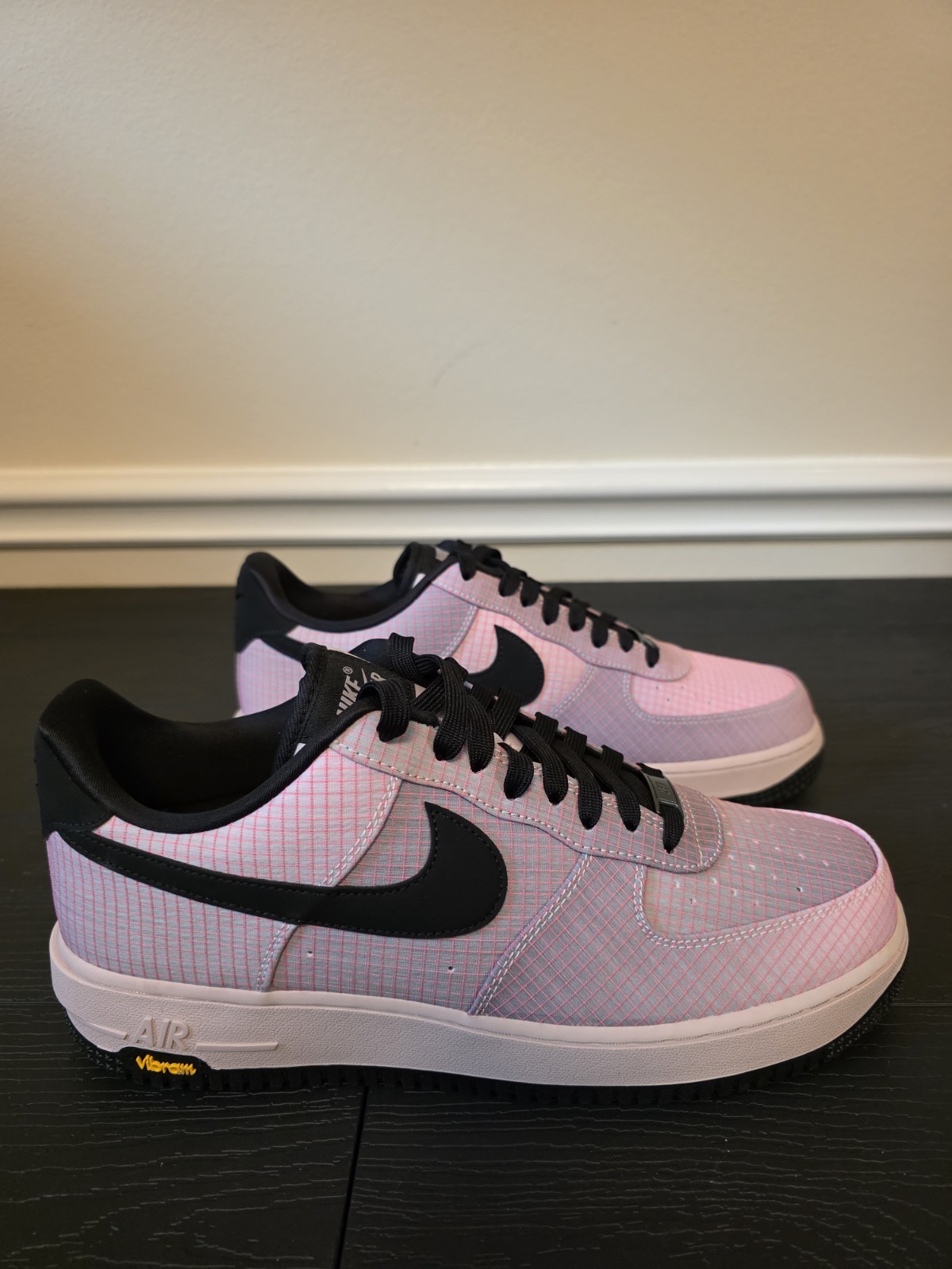 Nike Air Force 1 '07 LX Vibram Low Top Men's Sneakers Pink Black IH1943-600 - Image 6