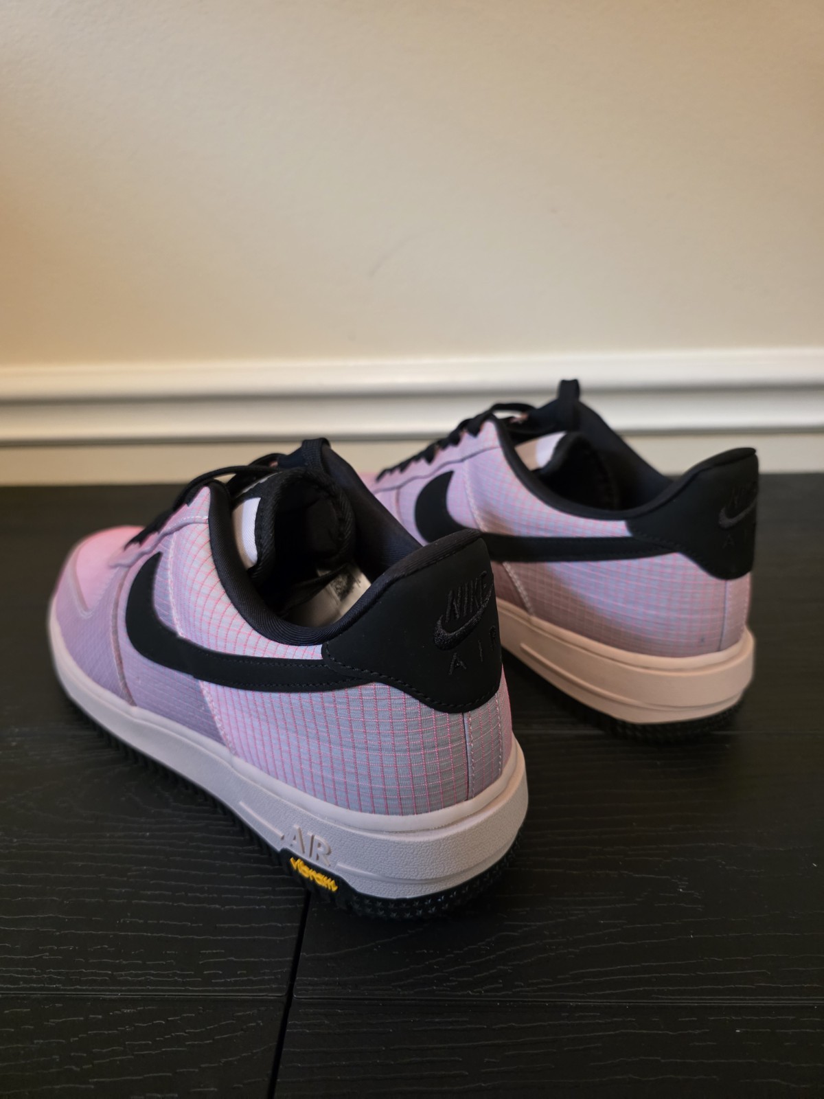 Nike Air Force 1 '07 LX Vibram Low Top Men's Sneakers Pink Black IH1943-600 - Image 10