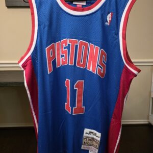 Mitchell & Ness NBA Detroit Pistons Isiah Thomas #11 Jersey Blue Men's 48