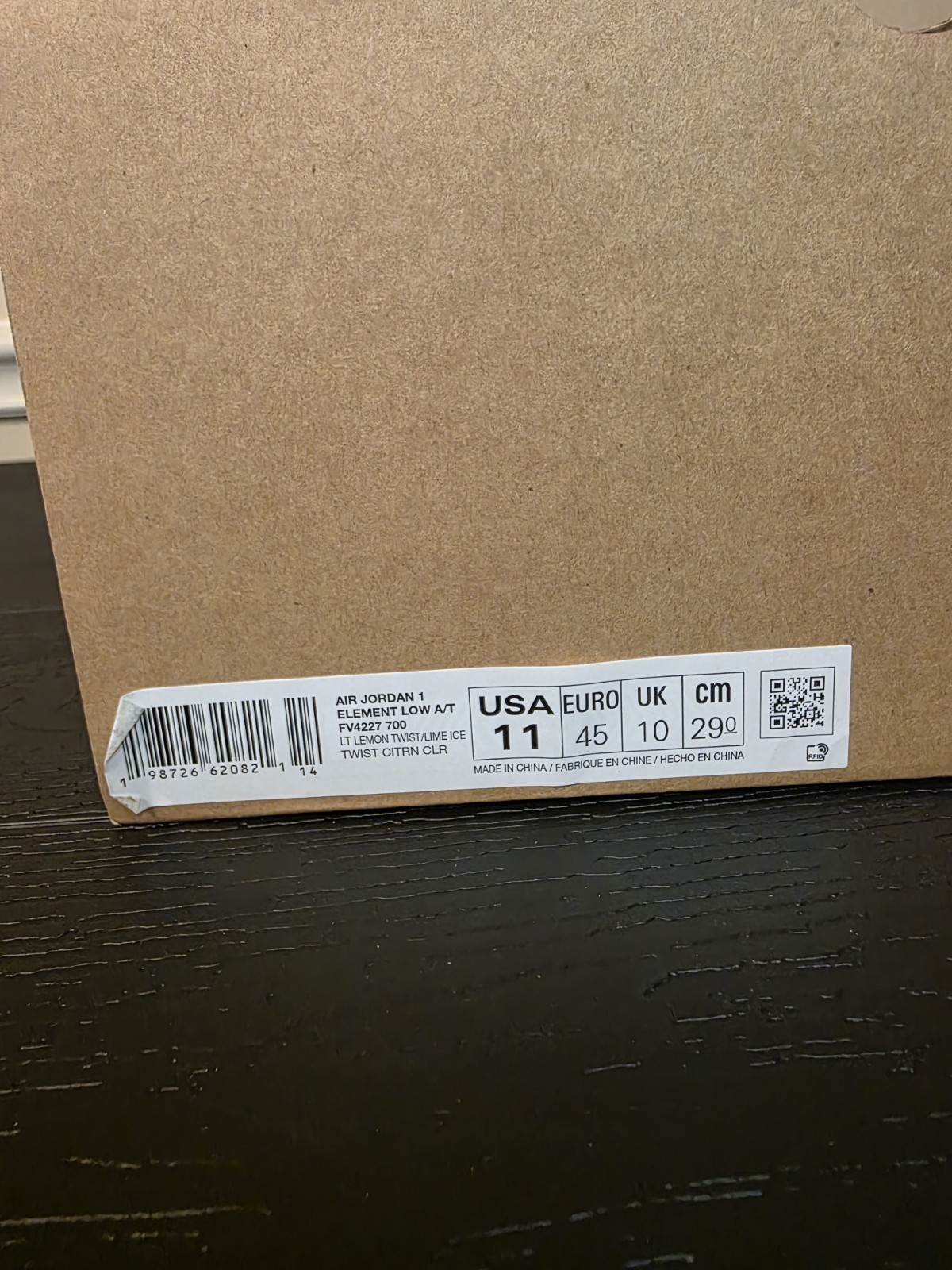 Jordan Air Jordan 1 Element Low GORE-TEX Lemon Twist FV4227-700 - Image 13