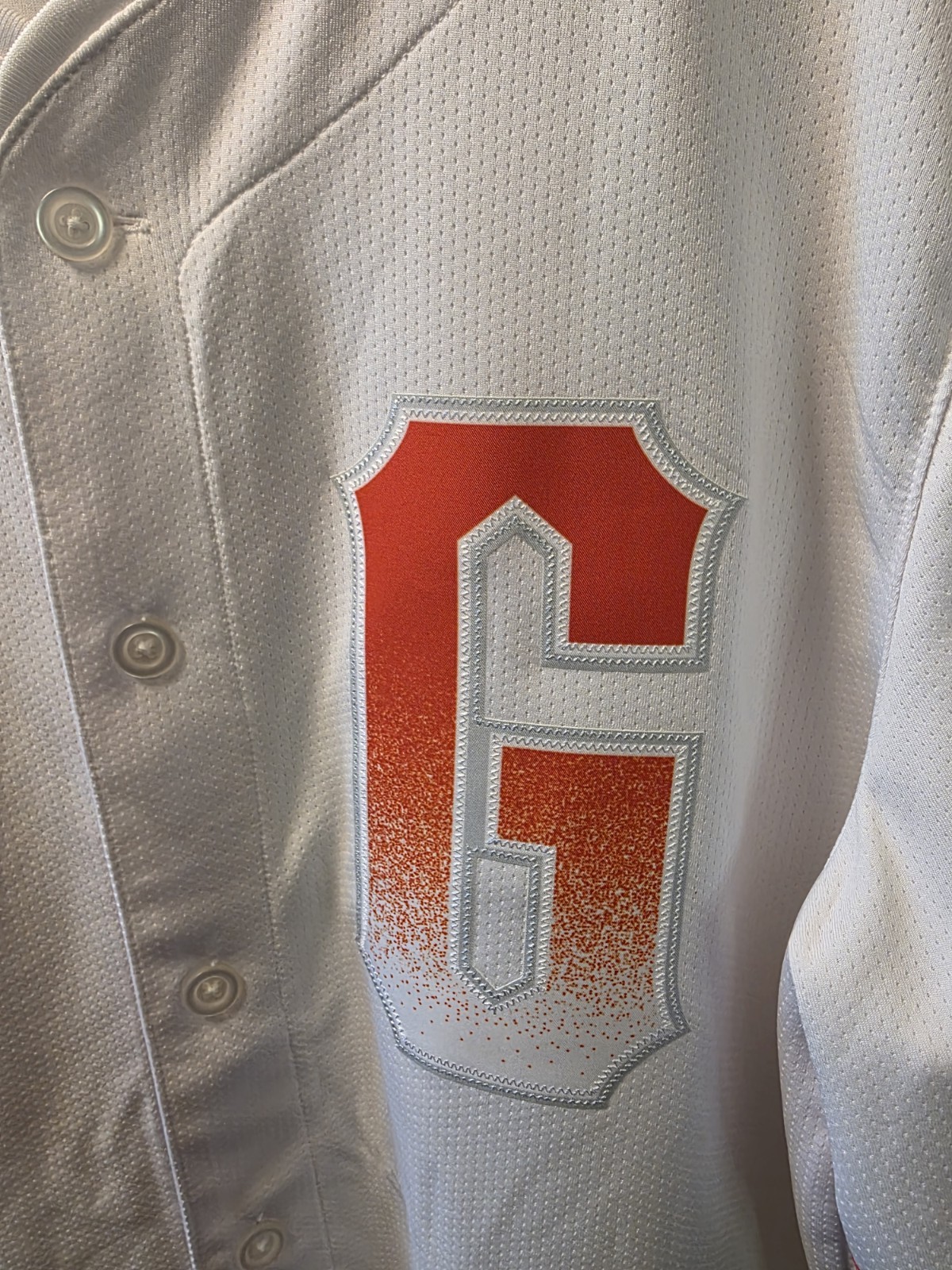 Nike San Francisco Giants City Connect MLB Baseball Jersey White/Orange Size L - Image 6