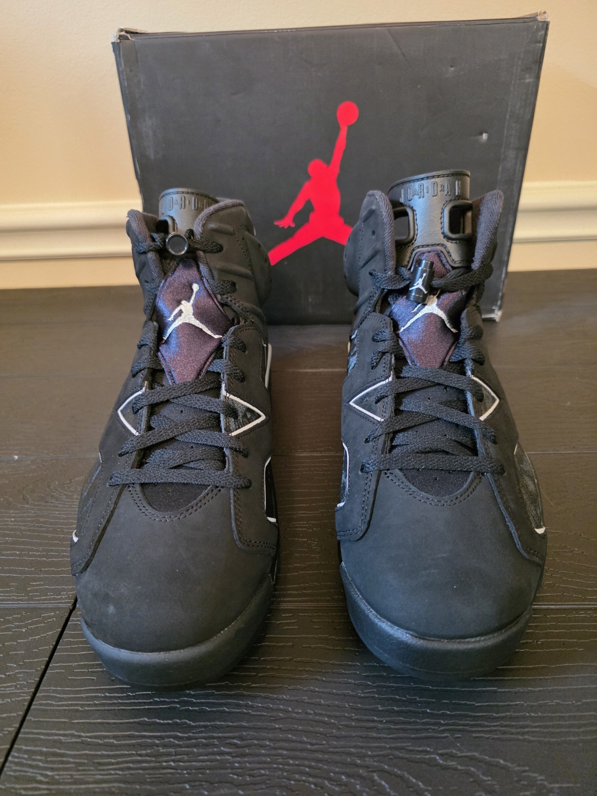 Jordan Air Jordan 6 Retro Cap And Gown Black/Reflect Silver Sneakers IR2266-010 - Image 3