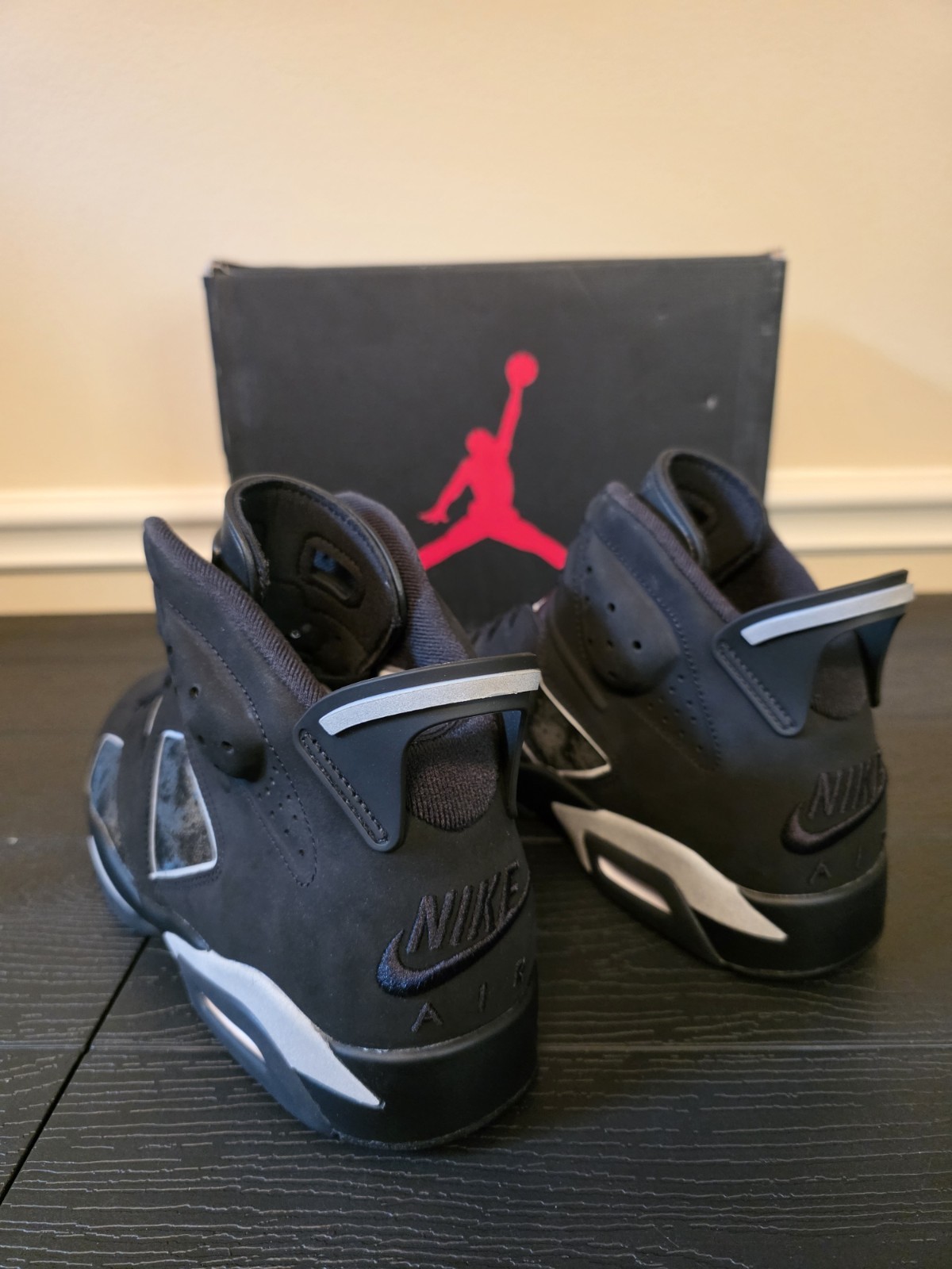 Jordan Air Jordan 6 Retro Cap And Gown Black/Reflect Silver Sneakers IR2266-010 - Image 11
