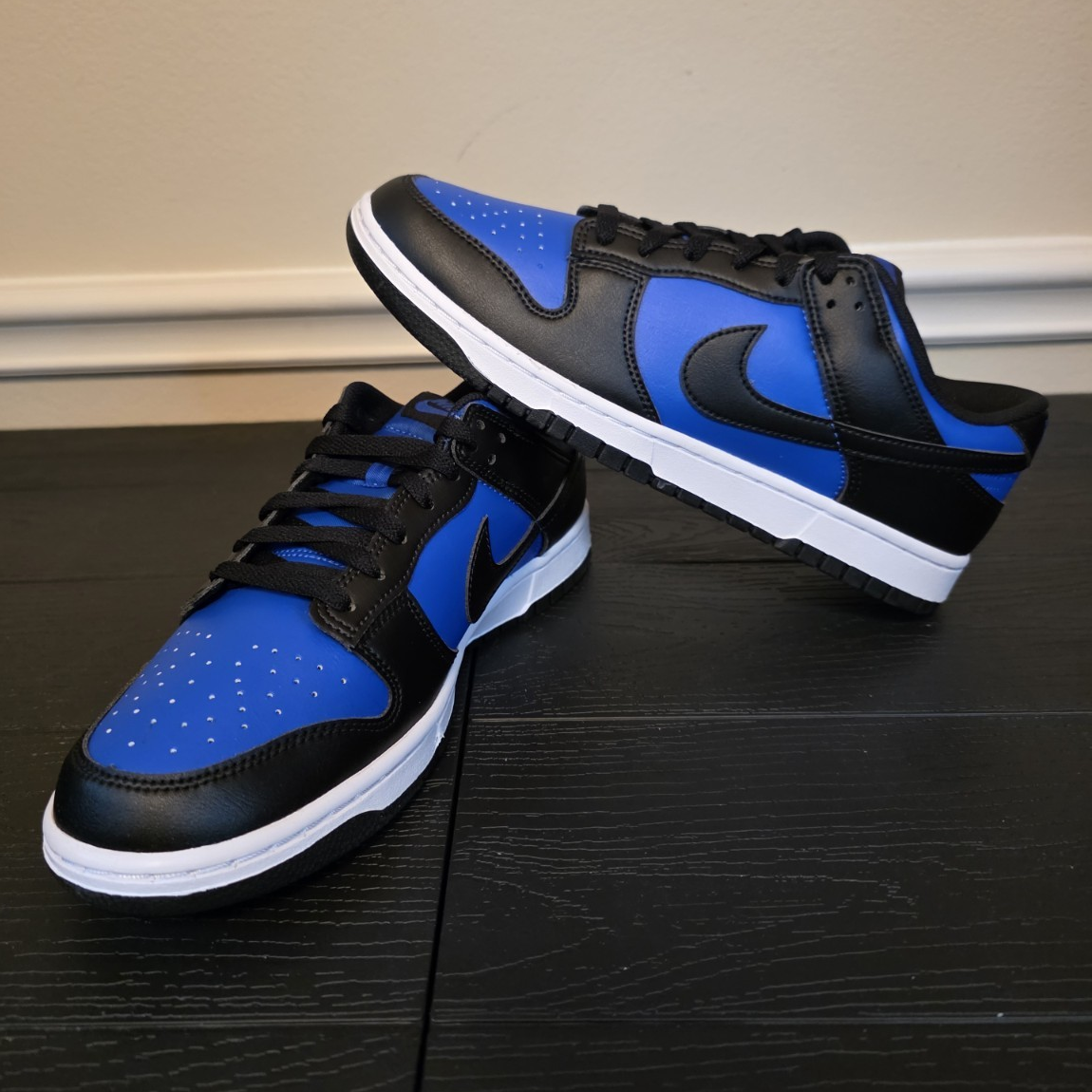Nike Dunk Low Retro Hyper Royal/Black/White Men's Size 11.5 HF5441-401