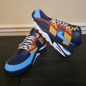 Nike Air Trainer SC High “Los Angeles Rams” Navy/Aqua/Yellow CW6023-400