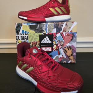 Adidas Harden Vol. 3 Marvel Iron Man Red/Gold Men's Size 10.5 Low Top EF2524