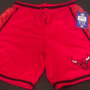 Ultra Game NBA Chicago Bulls Classic Basketball Shorts Red/Black Men's M