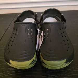 Crocs Echo Icy Ro Clog Men's US 6 / Women's 8 Black/Green Slip-On 211458-001