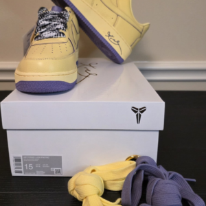Nike Kobe Bryant Air Force 1 Low Protro Mamba Mentality Yellow HV9408-700