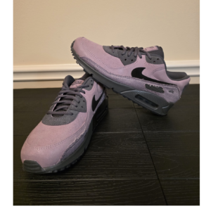 Nike Air Max 90 Light Violet Ore Black Iron Grey Men's Sneakers IQ0612-226
