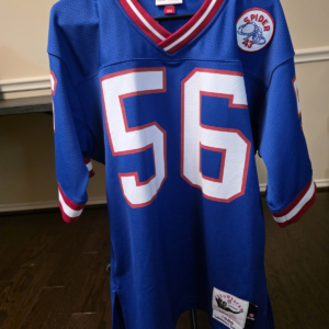 Mitchell & Ness New York Giants Lawrence Taylor #56 Jersey Men's 40 (M) Blue NFL