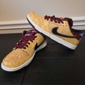 Nike SB Dunk Low Pro Celestial Gold/Black Skate Shoes FZ1278 200 Men's US 7.5