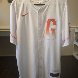 Nike San Francisco Giants City Connect MLB Baseball Jersey White/Orange Size L
