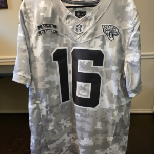 Nike Jacksonville Jaguars Trevor Lawrence #16 Salute To Service Jersey L Gray