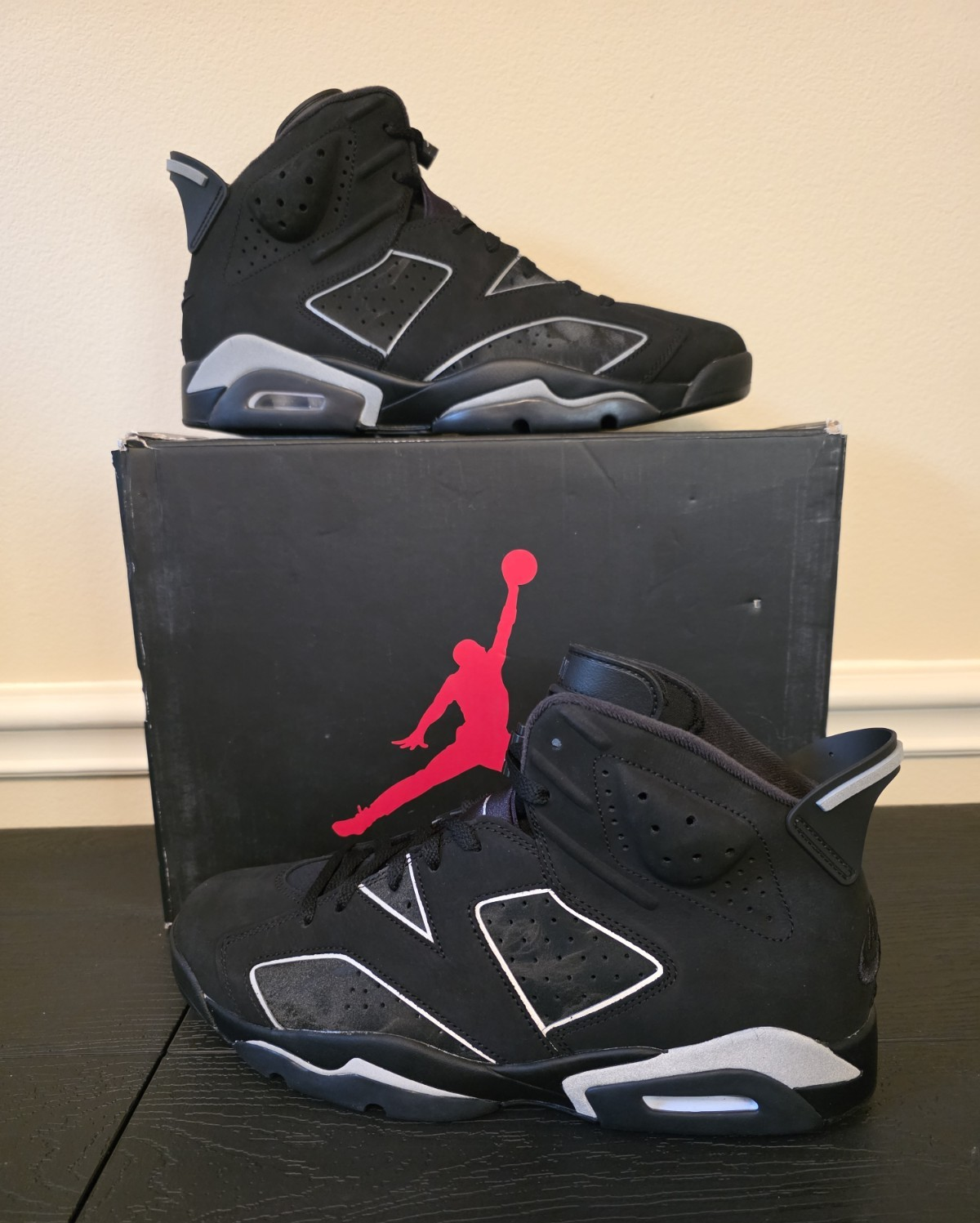 Jordan Air Jordan 6 Retro Cap And Gown Black/Reflect Silver Sneakers IR2266-010
