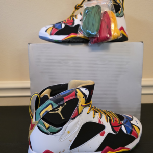 Jordan Air Jordan 7 Miro Retro BB Mens Multicolor Colorblock High Top IQ6573-100