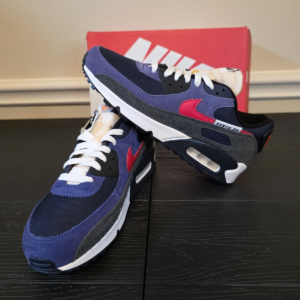 Nike Air Max 90 SE Running Club Deep Royal/University Red DC9336-400