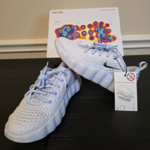 Nike Women's Mind 002 Football Grey/Chrome-Hydrogen Blue Sneakers HQ4310-002