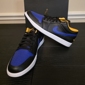 Jordan Air Jordan 1 Low "Lakers" Black/Dark Concord/Taxi 2022 553558-075